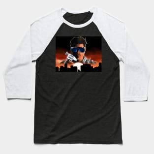 Retrowave Night Baseball T-Shirt